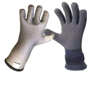 Para guantes <span class=keywords><strong>de</strong></span> pesca <span class=keywords><strong>de</strong></span> <span class=keywords><strong>buceo</strong></span> <span class=keywords><strong>de</strong></span> dedo <span class=keywords><strong>completo</strong></span> <span class=keywords><strong>de</strong></span> tela Kevlar Anti-Corte 3mm 5mm Interior recubierto <span class=keywords><strong>de</strong></span> titanio para deportes acuáticos cómodo - Product Image 2