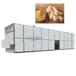 High Output Root Ginger Vegetable Continuous Mesh Belt Dryer Ginger Powder Production Line - Product Image 1