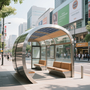 Cho cosun ngoài trời video quảng cáo hộp Đèn mát xe buýt dừng nơi trú ẩn với trạm signage & hiển thị nhỏ cho trạm xe buýt - Product Image 2