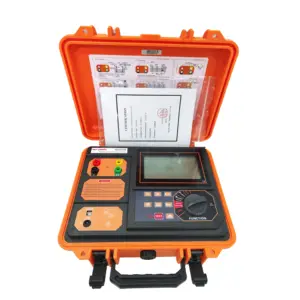 factory sales electric ground resistance tester clamp on earth resistance tester grounding resistance meter