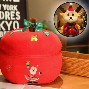 Factory Direct Sales Apple Reindeer Cartoon Super <b>Soft</b> Plush <b>Toys</b> <b>Stuffed</b> Animal <b>Toys</b> <b>Soft</b> Cotton Crane Machine Arcade for Girls - Product Image 1