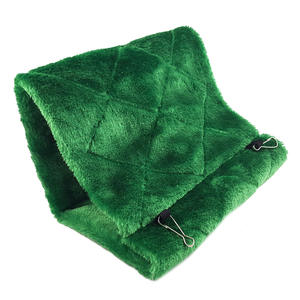 작은 애완 동물을위한 작은 벨벳 해먹 둥지 이동식 기능 따뜻한 면 삼각형 새 글라이더 허니 백 앵무새의 둥지 - Product Image 3