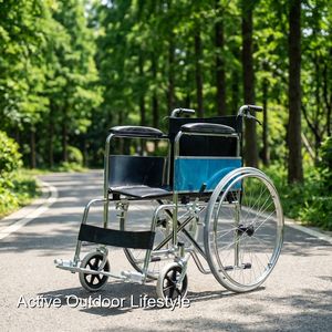 Les soins complets commencent avec le fauteuil roulant manuel de taille pédiatrique Keling Medical - Product Image 1