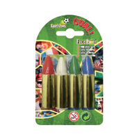 Akiaco Kids Face Art Paint Crayons Stick Lavable Sport Fans Face Body Painting Kit Professional For Football Baseball