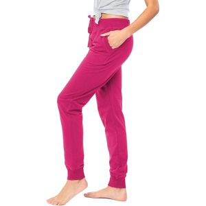 FOXA Pantalon de jogging pour femme en coton tricoté avec cordon de serrage, taille mi-haute, respirant, décontracté - Product Image 3