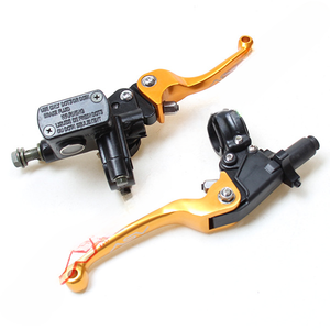 LINGQI Conjunto de Maneta de Embrague con Bomba y Manillar de Freno <span class=keywords><strong>ASV</strong></span> Forjado de Alta Resistencia para Motocicleta Todoterreno Modificada - Product Image 4