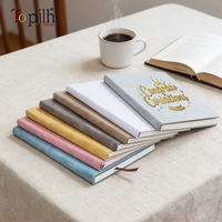 Carnet A5 vierge Topjlh pour sublimation, journal en cuir PU personnalisable pour impression par transfert thermique, cadeaux d'affaires et scolaires
