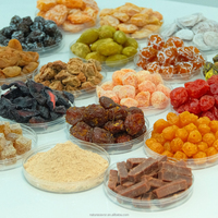 Groothandel gedroogde vruchten met suiker, gedroogde AD-geconserveerde pruimen, kruidenmix snacks, zoetzure smaak, bulk verpakt