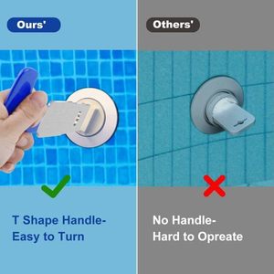 Pool Plug Removal <b>Tool</b> Stainless Steel 13cm x 7.5cm Corrosion Resistant For Hayward Pool Accessories - Product Image 4