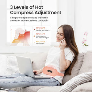 Masajeador de cinturón Abdominal eléctrico portátil inteligente, dispositivo de adelgazamiento para el hogar, característica de calor uterino de plástico, cuidado de belleza Personal - Product Image 2