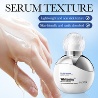 Sadoer 50ml Sérum Visage Éclaircissant au Glutathion Anti-Taches Anti-Oxydant Anti-Teint Terne Nourrissant Lissant