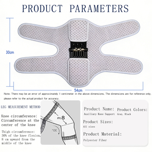 Nouvelle attelle de soutien pour le genou, confortable, respirante, flexible, unisexe, pour <span class=keywords><strong>la</strong></span> vie quotidienne et l'<span class=keywords><strong>exercice</strong></span> - Product Image 6