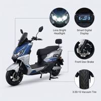 MTBGO Factory Electric Scooter 72V30AH Battery 80-120km Long Range Tubeless Tire Hydraulic Suspension Adult Electric Motorcycle