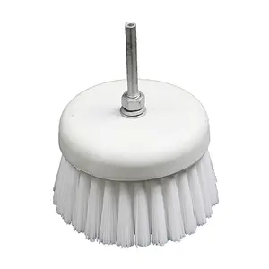 Brosse pour coulis, sol, baignoire brosse de nettoyage d'épurateur électrique longue fixation prolongée perceuse Kit de brosses à récurer