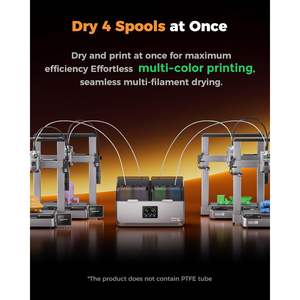 Secador de Filamento Creality SpacePi X4, 4 Bobinas, Cámaras de Calentamiento Dobles, Temperatura Máxima de 85°C, Caja de Almacenamiento para Accesorios de Impresora 3D - Product Image 2