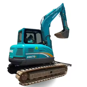 Utilisé pour Swe70E Mini Crawler Excavator 2022 Model Robuste 7 Ton Doosan Engine Pump Motor Gear-Core Components 0.26mÂ ³ Bucket - Product Image 1