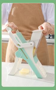 Keukengadget Plastic Handmatige Groentesnijder Kaasrasp Molen Handvat Hakselaar Shredder Fruit En Groente Gereedschap - Product Image 5