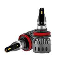 Bombilla LED H8 H9 H11 de 66 Watts para Faros Delanteros, Sin Controlador Externo, Canbus 12V 24V, Accesorios para Automóviles, Bombilla LED para Auto al por Mayor