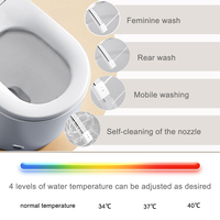 Toilette intelligente pour la maison aux Philippines, avec bidet intégré, siège à fermeture douce et température réglable