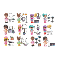 SY TOYS nouvelle mode boîte aveugle jouets figurines poupées filles Silicone Figure Mini amour noir poupée jouet