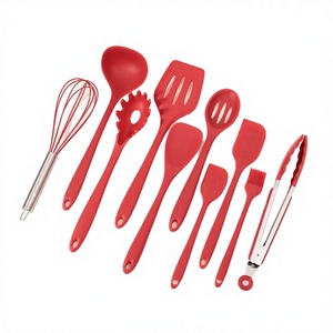 OEM 10PCS <b>Silicone</b> Kitchen Utensil Set | Eco-Friendly Heat-Resistant Cooking <b>Tools</b> Factory Direct - Product Image 2