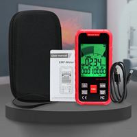Detector EMF Profesional 3 en 1, Detector de Campo Magnético de 3 Ejes, Detección de RF, Función de Alarma para Hogar, Oficina y Escuela, Recargable, 1 Año de Duración