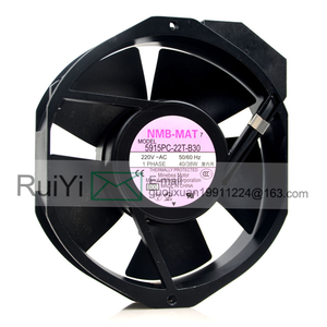 17CM AC220V Axial อินเวอร์เตอร์ตู้ควบคุมไฟฟ้า172พัดลมระบายความร้อนต้นฉบับ <span class=keywords><strong>NMB</strong></span> 150 40/38W DC EC 17238*5915pc-22t-b30*38MM - Product Image 2