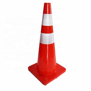 Çin fabrika kaliteli kırmızı yansıtıcı trafik <span class=keywords><strong>PVC</strong></span> güvenlik konisi PE trafik konisi - Product Image 5