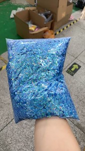 פתיתי נייר סוכר מבריקים בצורת פתיתים תלת מימדיים, נצנצים לאומנות ציפורניים, אבקת נצנצים בצורת פתיתים, פתיתי מיילר - Product Image 6