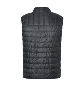 Mens Vest Cotton Polyester Men's Winter Jacket Sleeveless <strong>Lightweight</strong> Stand Collar Puffer <strong>Gilet</strong> With Pockets Zipper Vest - Product Image 4