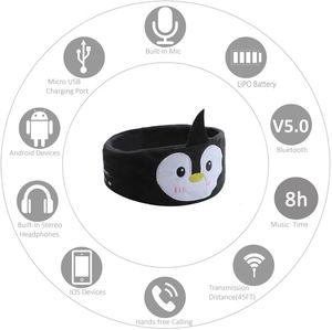 Cuffie Wireless con Fascia per <span class=keywords><strong>Capelli</strong></span>, Cuffie per Bambini, Cuffie per Dormire con Altoparlanti Stereo e Microfono - Product Image 3