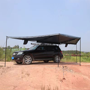 4x4 Offroad Camper Van Lef/côté droit couleur noire crème solaire étanche 2m 180 degrés <span class=keywords><strong>toit</strong></span> auvent <span class=keywords><strong>tente</strong></span> pour ramassage Suv utilisation - Product Image 4