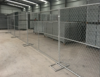 Panneaux de clôture temporaires de haute qualité de 6x10 pieds pour le chantier de construction