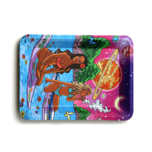 Plateau de service en étain en gros d'usine, prix bas, plateau roulant en étain avec logo personnalisé, plateau à tabac - Product Image 3