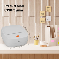 Aiyin portátil Mini 58mm impresora térmica compatible con Android IOS Windows DIY Mobile 2 en 1 impresora de etiquetas