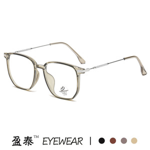 กรอบแว่นตา TR90 อัลตร้าไลท์ทรงเหลี่ยม เลนส์เรซิ่น ป้องกันแสงสีฟ้า แว่นสายตาสำหรับผู้หญิง - Product Image 2