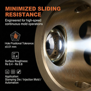Cage à billes en laiton de haute précision pour matrices d'emboutissage, pilier de guidage, retenue personnalisée en POM - Product Image 3