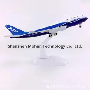 Modèle d'avion moderne en alliage de 20cm avec A380 B787 C919 Nouveauté Creative Home Decoration - Product Image 3