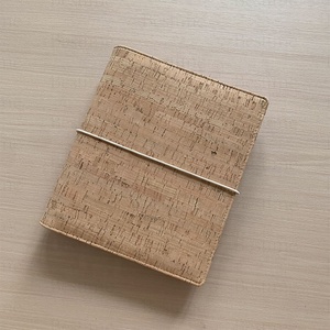 Chất lượng cao tùy chỉnh A5 Kết cấu bằng gỗ da vải lót nạp chèn với tiền mặt Phong Bì cho 6-<span class=keywords><strong>Ring</strong></span> chất kết dính - Product Image 6