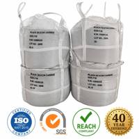 Vente en gros directe usine – Carbure de silicium noir 98,5 %, grain FEPA F, F36, F40, 0,7-0,85 mm, 1-2 mm, 1-3 mm, grain de carborundum SiC noir
