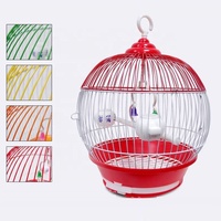 wholesale High quality Parakeet Budgie Finch Canary Travel oval Bird Cage pigeon Cage pigeon accessories bird accessories