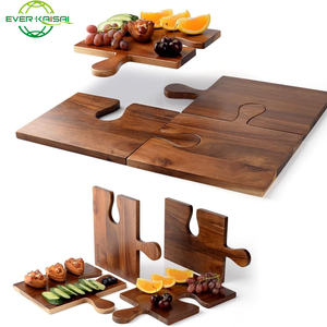 Un Juego <span class=keywords><strong>de</strong></span> 4 piezas <span class=keywords><strong>de</strong></span> tablas <span class=keywords><strong>de</strong></span> charcutería grandes <span class=keywords><strong>de</strong></span> madera <span class=keywords><strong>de</strong></span> acacia con asas <span class=keywords><strong>de</strong></span> rompecabezas, <span class=keywords><strong>tabla</strong></span> <span class=keywords><strong>de</strong></span> <span class=keywords><strong>queso</strong></span> <span class=keywords><strong>de</strong></span> madera, tablas <span class=keywords><strong>de</strong></span> <span class=keywords><strong>cortar</strong></span> para Cocina - Product Image 1
