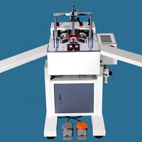 Machine de découpe de profilés pour cadres photo et moulures, modèle HY-D1, avec aspiration des poussières et règle épaissie pour le travail du bois