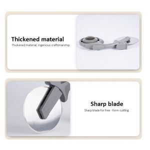 Creative Thickening Material Cutting Dough Kitchen Tools Home Use Pie Roller Stainless Steel Pizza Cutter - Product Image 3