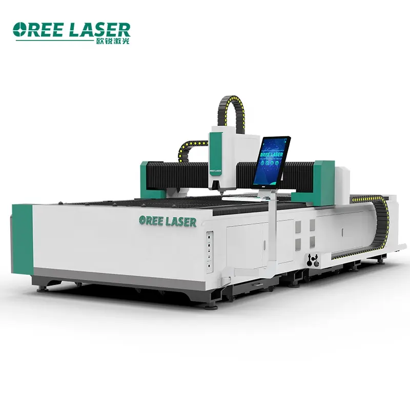 Oreelaser-cortador láser de metal, máquina de corte láser de fibra CNC, hoja de metal