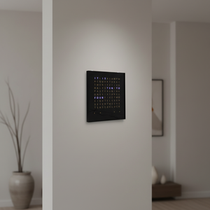 Horloge murale CP31, grande, unique, contemporaine, décorative pour la maison, affichage électrique à aiguilles, horloge à LED lumineuse - Product Image 6