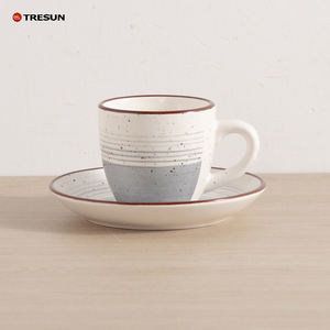 Service de table en céramique de grès peint à la main de luxe moderne, 16, 18, 24, 32, 48 pièces, compatible lave-vaisselle, écologique - Product Image 4