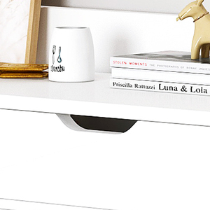 Élégante armoire à chaussures en bois fermée étagère à chaussures grande capacité pour le salon avec portes et tiroir - Product Image 4