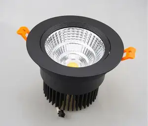 Светильник светодиодный с регулируемой яркостью, точечный светодиодный потолочный светильник AC85-265V бытового коммерческого внутреннего освещения