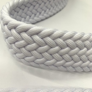 4cm bện dệt xương cá <span class=keywords><strong>Webbing</strong></span> vành đai cá nhân bông <span class=keywords><strong>Webbing</strong></span> cho túi dây đeo vai - Product Image 3